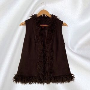 Vintage suede vest
